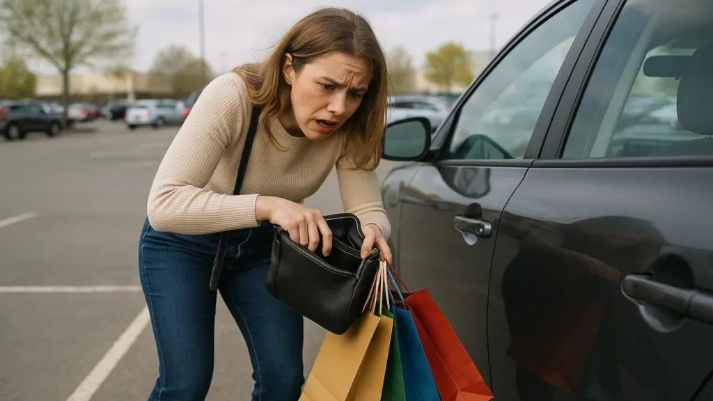 Person locked out of their car